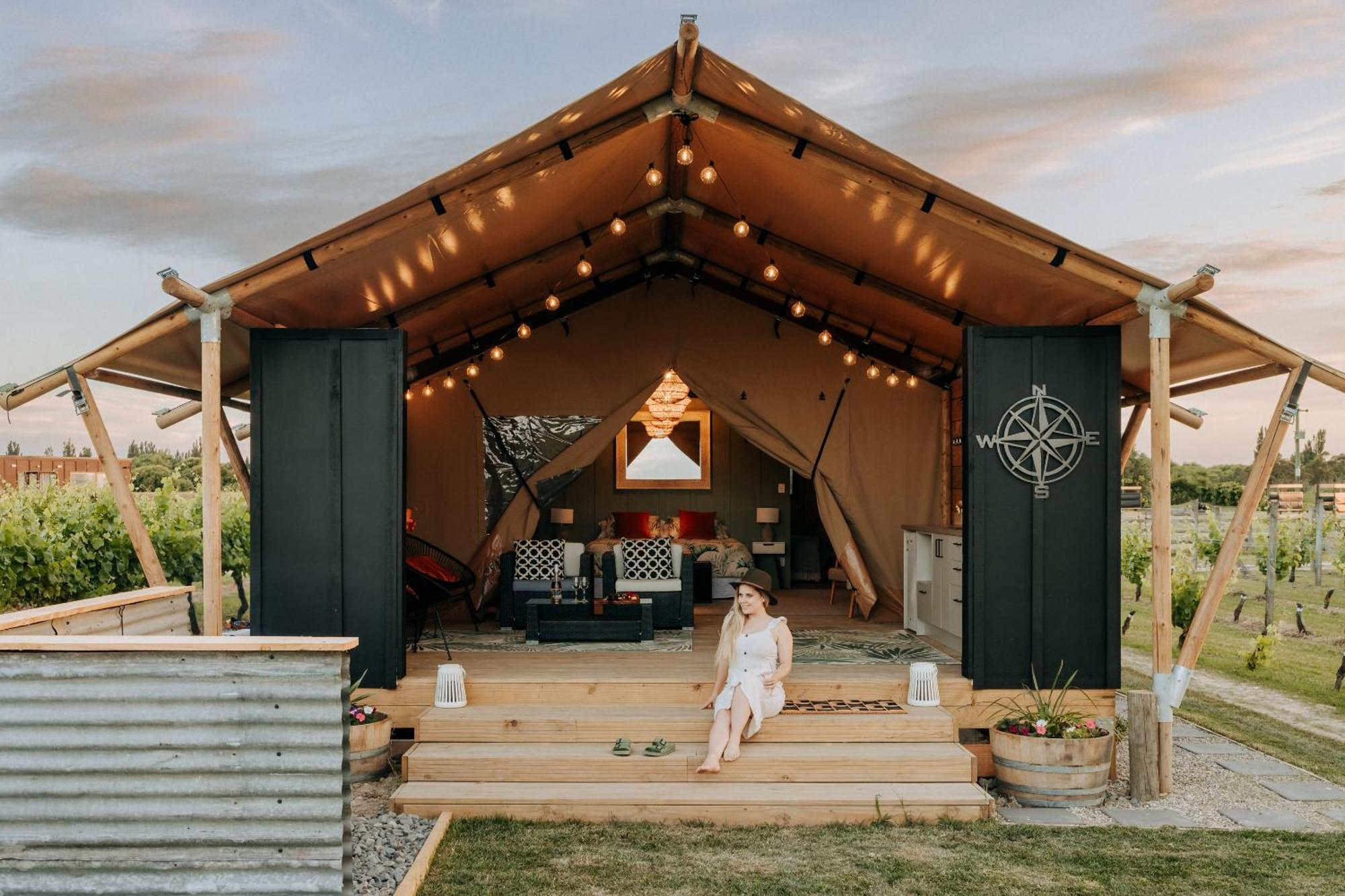 Villas & Vines Glamping Hastings Exterior photo