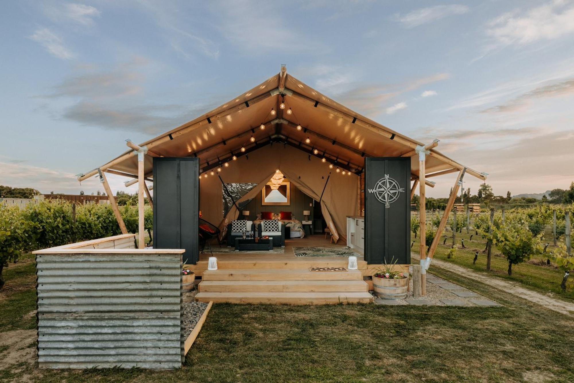Villas & Vines Glamping Hastings Exterior photo