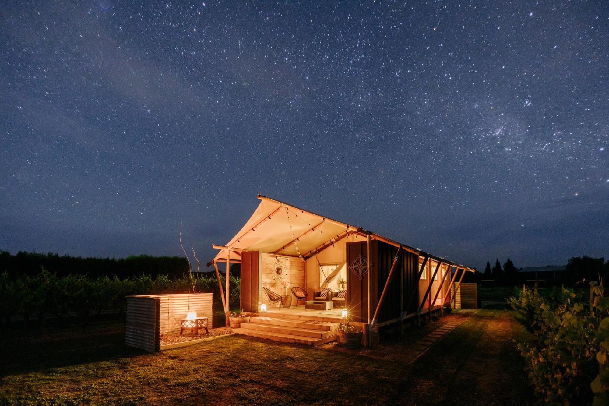 Villas & Vines Glamping Hastings Exterior photo
